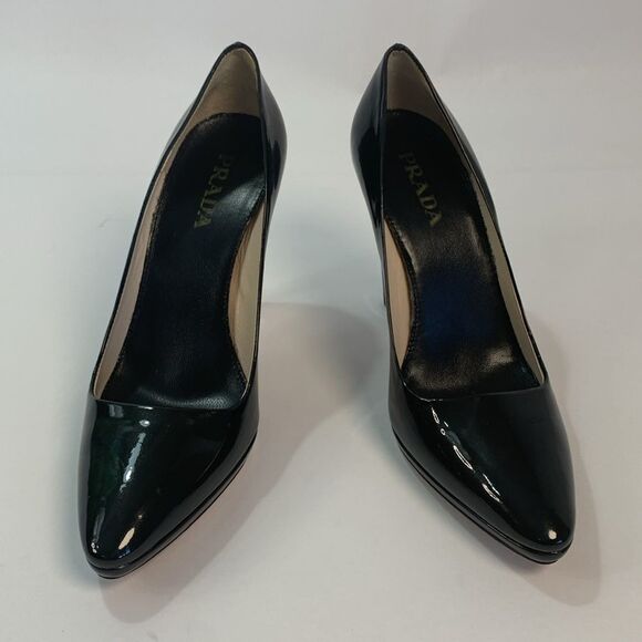 New Prada  patent leather pumps black size 36.5 - Picture 9 of 16
